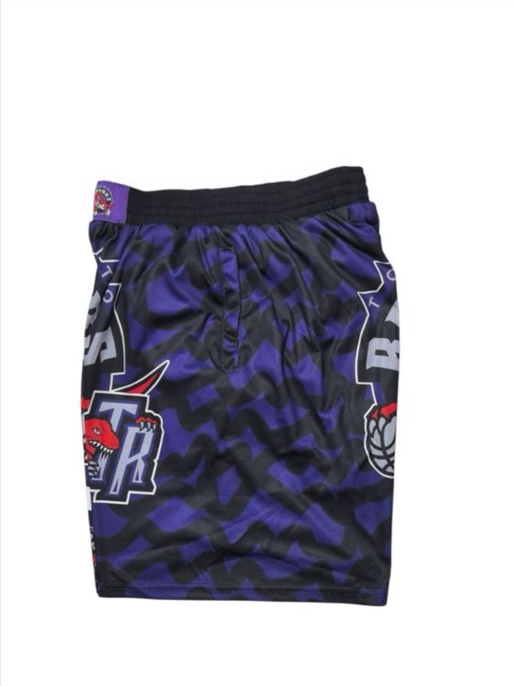 Toronto Raptors aop nba Graphic multi logo swingman Basketball  Shorts image 2
